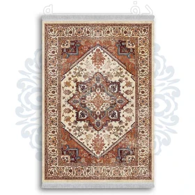 فرشینه از جنس پارچه هازان مخمل ترک طرح گلیم برند دفه کد DDGG 56