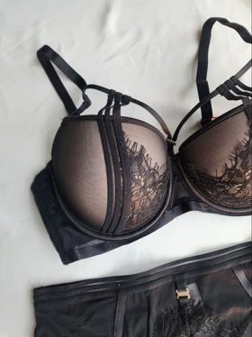 ست شورت و سوتین جکدار فنردار اروپایی کد: 5320