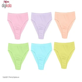شورت زنانه کد 3001 بسته 6 عددی