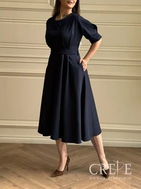 پیراهن جلو پیله کرپ