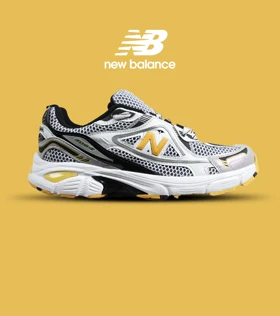 کفش کتانی مردانه و زنانه طوسی مشکی خردلی NEW BALANCE 1064 V.2 مدل 6664