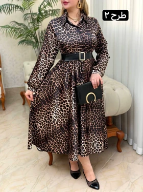 پیراهن ساتن نازیلا 3579