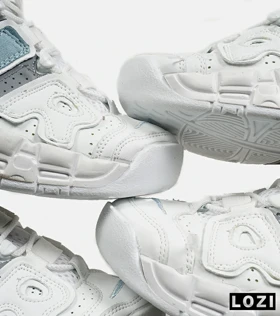 کفش کتانی مردانه و زنانه سفید طوسی آبی NIKE Air More Uptempo '96