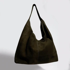 کیف دستی چرم مدل nora (moss)