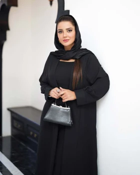مانتو مجلسی حریر یقه برگردون