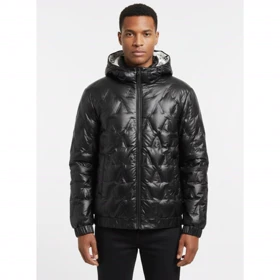 کاپشن پفکی مشکی