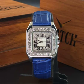 ساعت مچی زنانه کارتیر CARTIER A8041 رنگ ثابت با موتور کوارتز ژاپنی