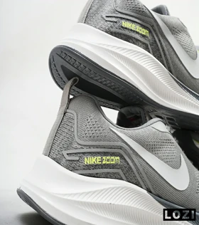 کفش کتانی مردانه و زنانه طوسی Nike air zoom