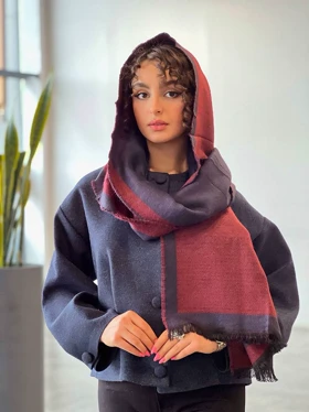 شال پاییزه وندیل (زرشکی)