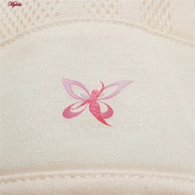 نیم‌تنه ورزشی زنانه مدل پشت قهرمانی رنگ کرم ماییلدا کد 3785