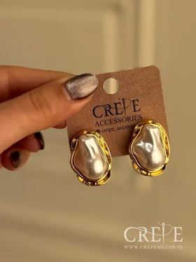 گوشواره صدف باروک