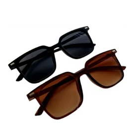 عینک آفتابی مردانه و زنانه uv400 همراه با کاور و دستمال اشانتیون