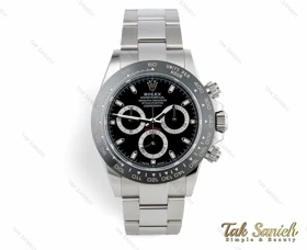 ساعت مردانه رولکس دیتونا سیلور مشکی Rolex-2073-G