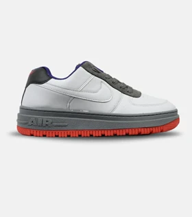 کفش کتانی بزرگ پا سفید آبی قرمز نایک NIKE AIR FORCE