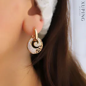 گوشواره دوحالته نگین‌دار ژوپینگ