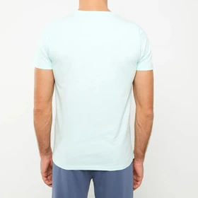 تیشرت آستین کوتاه مردانه ال سی وایکیکی مدل فیت اسلیم سوپرپنبه