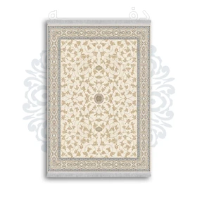 *جدید* فرشینه از جنس پارچه شانل مخمل ترک طرح فانتزی برند دفه کد 64