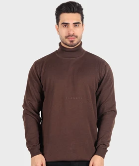 یقه اسکی مردانه ساده و بافت 0254