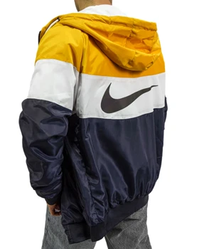 سویشرت مردانه بادگیر بارانی مدل نایک رنگ زرد کد 47560