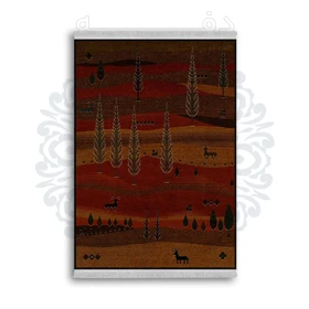 *جدید* فرشینه از جنس پارچه شانل مخمل ترک طرح فانتزی برند دفه کد 758