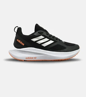 کفش کتانی مردانه مشکی سفید نارنجی ADIDAS swift run 22