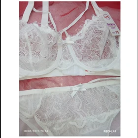 ست شورت و سوتین زنانه مدل فنردار گیپوری