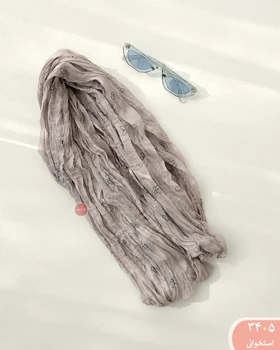 شال لیزری طرح دار 3405