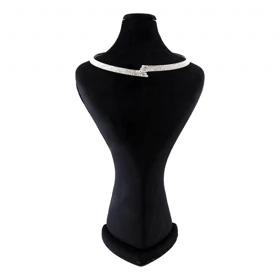 طوق نگینی زنانه سه لاین