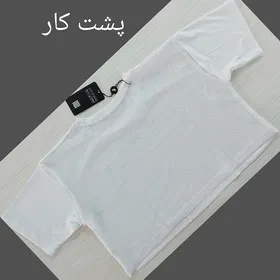 تیشرت کراپ زنانه پشت تور نایک 38 تا 42