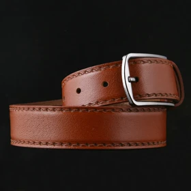 کمربند مردانه چرم یلسان مدل بایسن S1 کد 084-GS