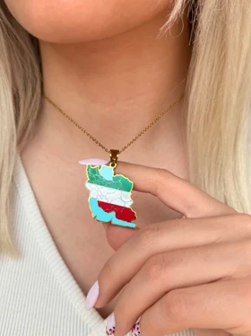 گردنبند ایران میناکاری
