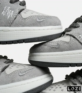 کفش کتانی مردانه و زنانه طوسی NIKE jordan Vodoo مدل 6751