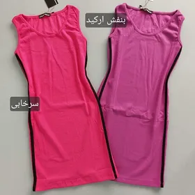 سارافون زنانه بغل خط‌دار 36 تا 44