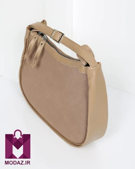 کیف زنانه دستی بغل چرم سحر K180 (کاراملی)
