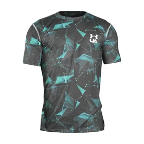 تیشرت ورزشی مردانه آندر آرمور مدل GMS-Heat Gear-3G1287 آبی روشن