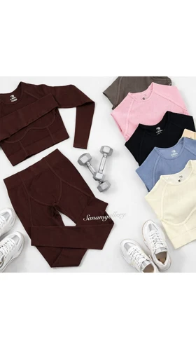 ست نیم‌تنه و لگ سیملس زنانه 0209