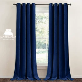 پرده آماده مخمل ویولت