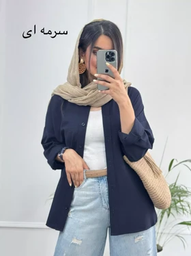 مانتو زنانه اطلسی