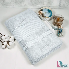 حوله حمامی منیل رنگ نقرابی