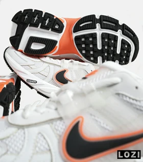 کفش کتانی مردانه و زنانه سفید مشکی نارنجی Nike cushlon