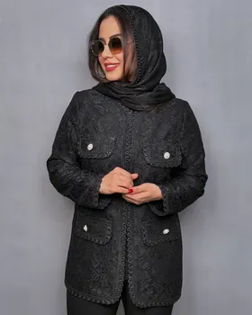 کت مروارید کوتاه دانتل