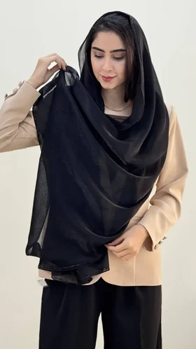 شال لبه نگین ریما