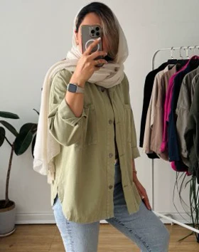 مانتو کتان پنبه