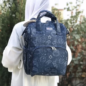 کوله پشتی لوازم نوزاد چیکو طرح فضایی