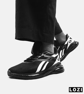 کفش کتانی مردانه و زنانه مشکی سفید Reebok
