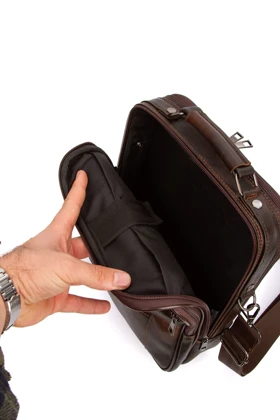 کیف دوشی مردانه cerff-leather-clup cerff-leather-clup
