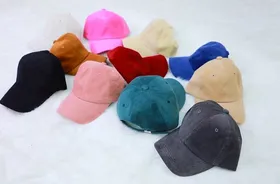 کلاه بیسبالی مخمل کبریتی ساده
