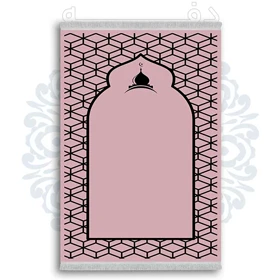 فرشینه از جنس پارچه هازان مخمل ترک طرح سجاده برند دفه کد DSJ 52