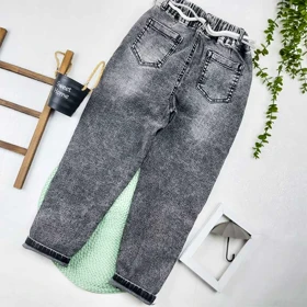 شلوار جین مام پسرانه چاپ 2 9 تا 14 سال