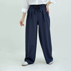 شلوار پارچه ای بگ زنانه